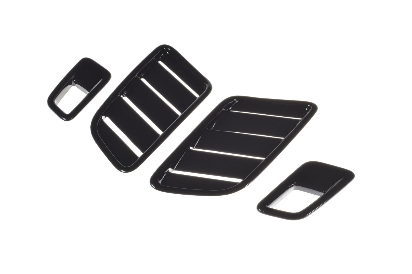 Motorhauben Luftschlitze Ford Focus ST-Line / ST Mk4 schwarz Hochglanz