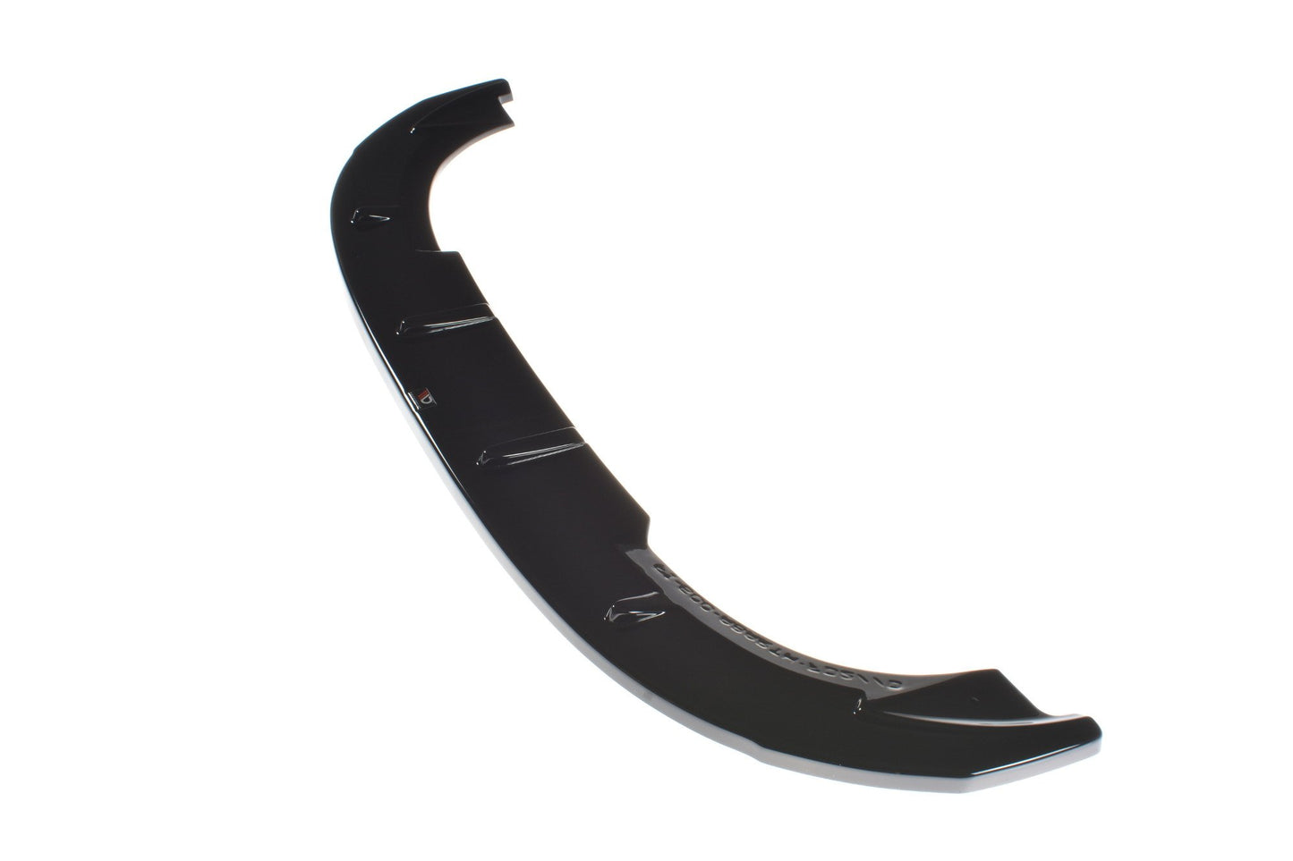Front Ansatz V.2 für Abarth 500 Mk1 schwarz Hochglanz