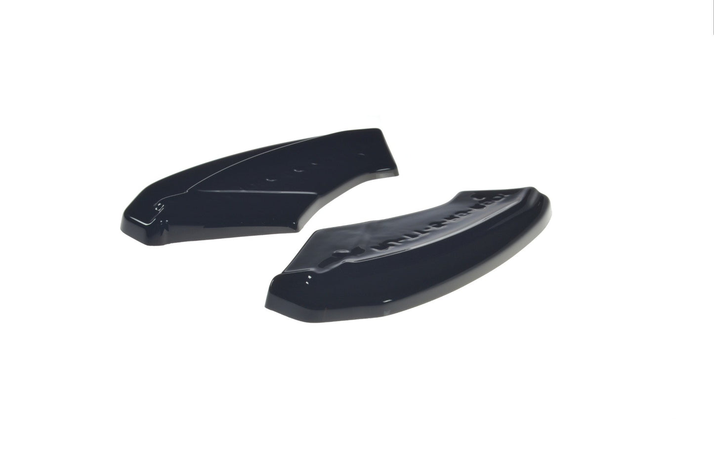 Heck Ansatz Flaps Diffusor für Audi TT RS 8S schwarz Hochglanz