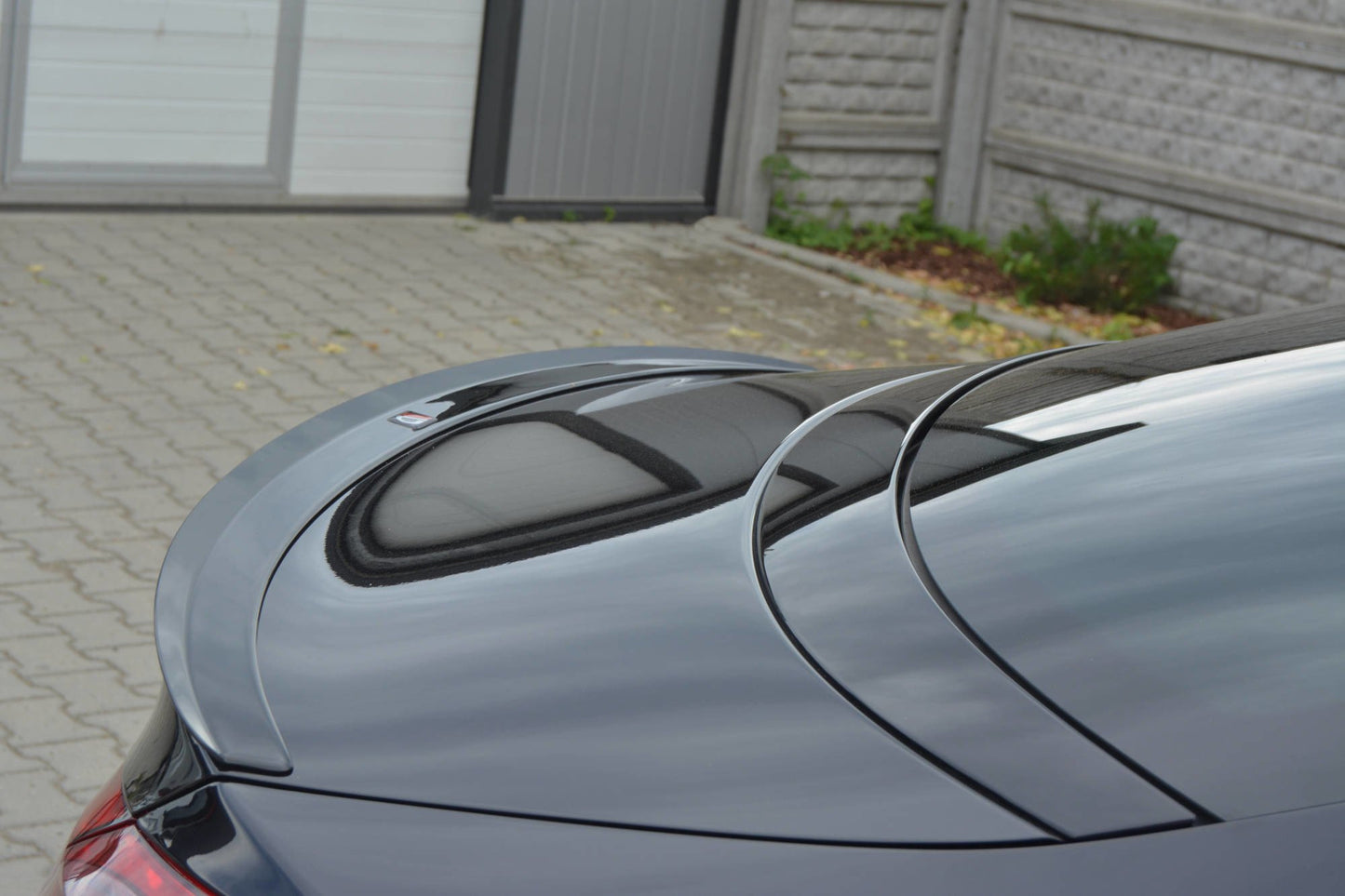 Spoiler CAP für VW Passat CC R36 RLINE schwarz Hochglanz