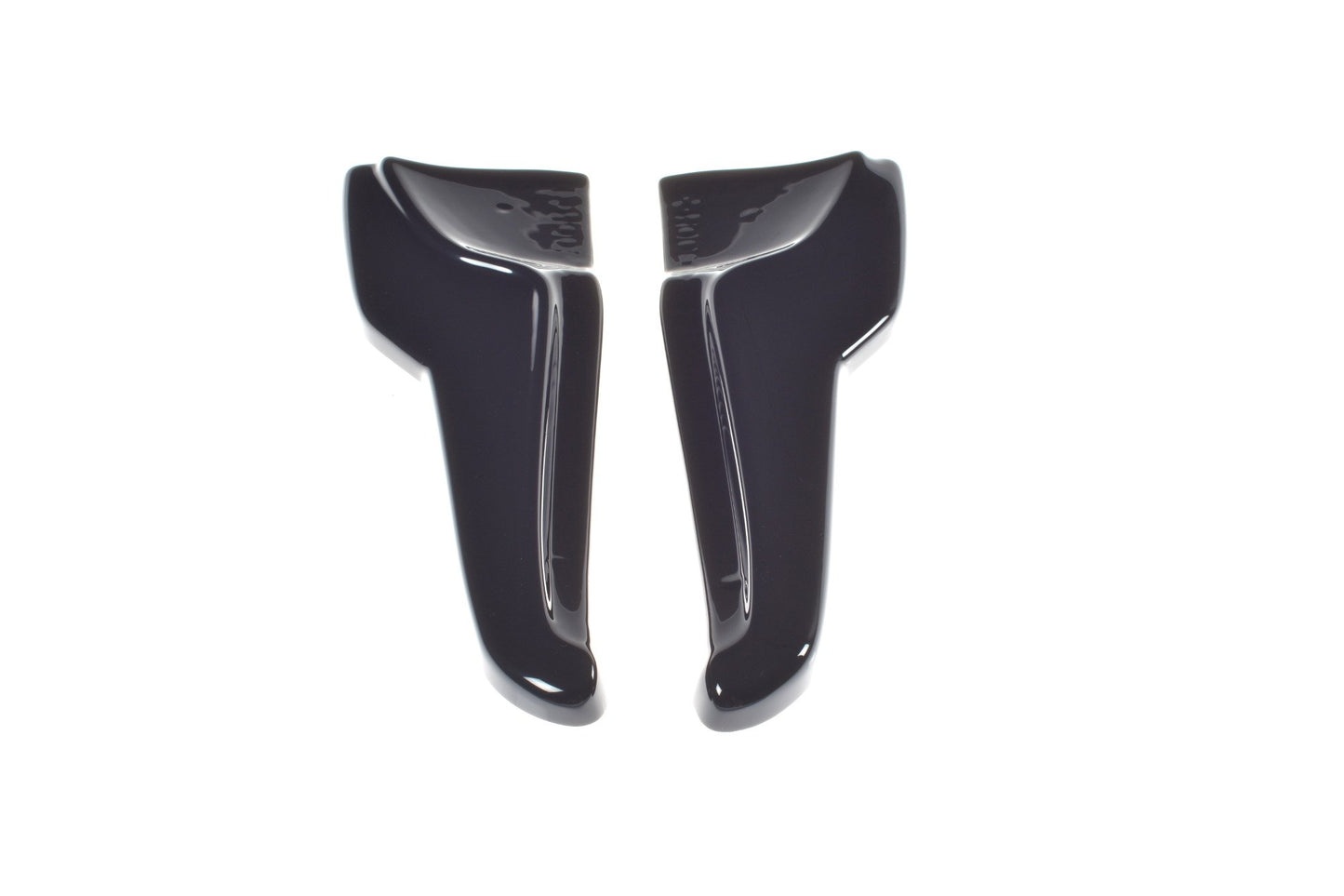 Heck Ansatz Flaps Diffusor V.2 für TESLA MODEL X schwarz Hochglanz