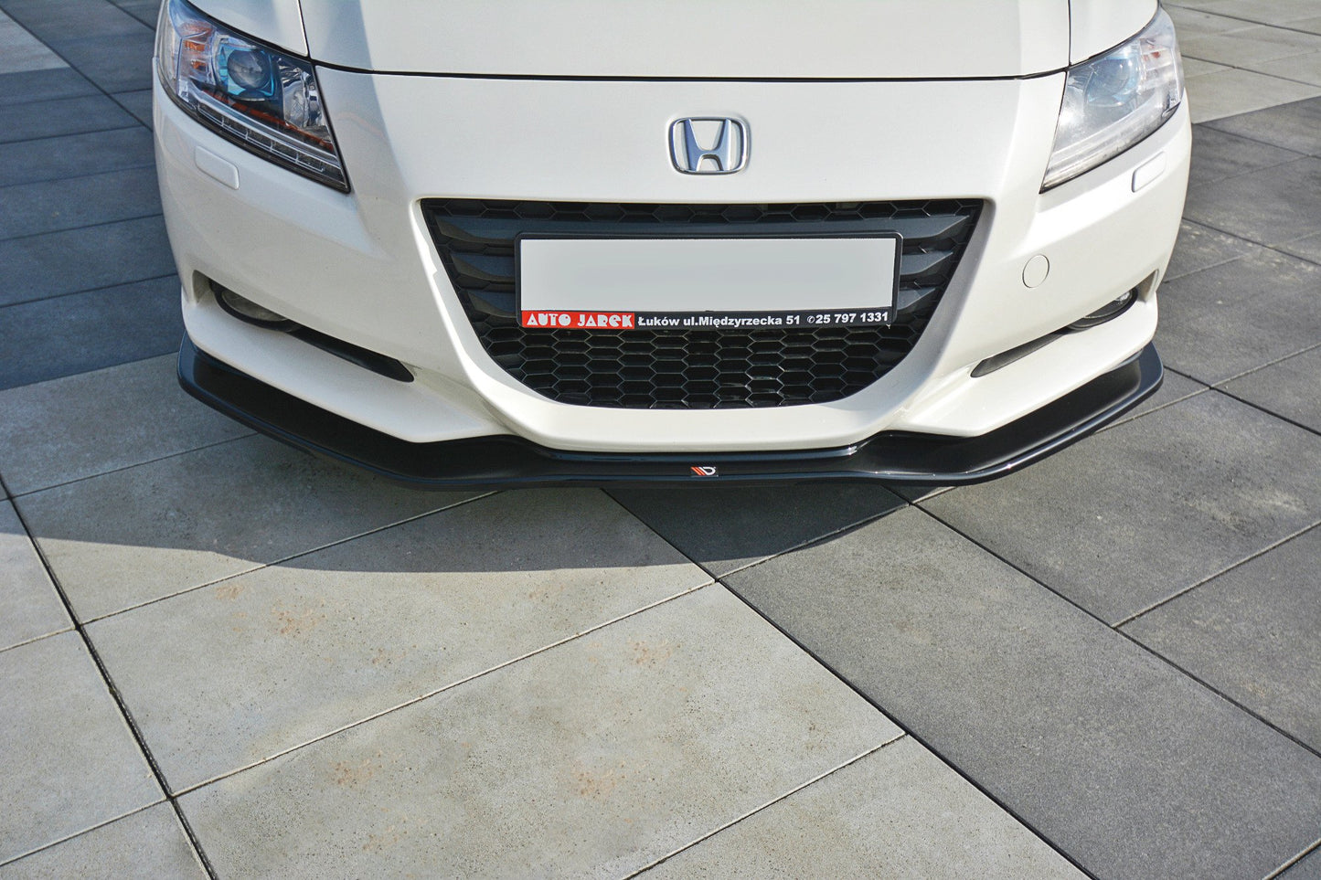 Front Ansatz V.1 für HONDA CR-Z schwarz Hochglanz
