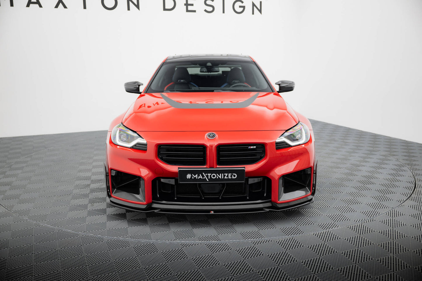 Front Ansatz für BMW M2 M-Performance G87 schwarz Hochglanz