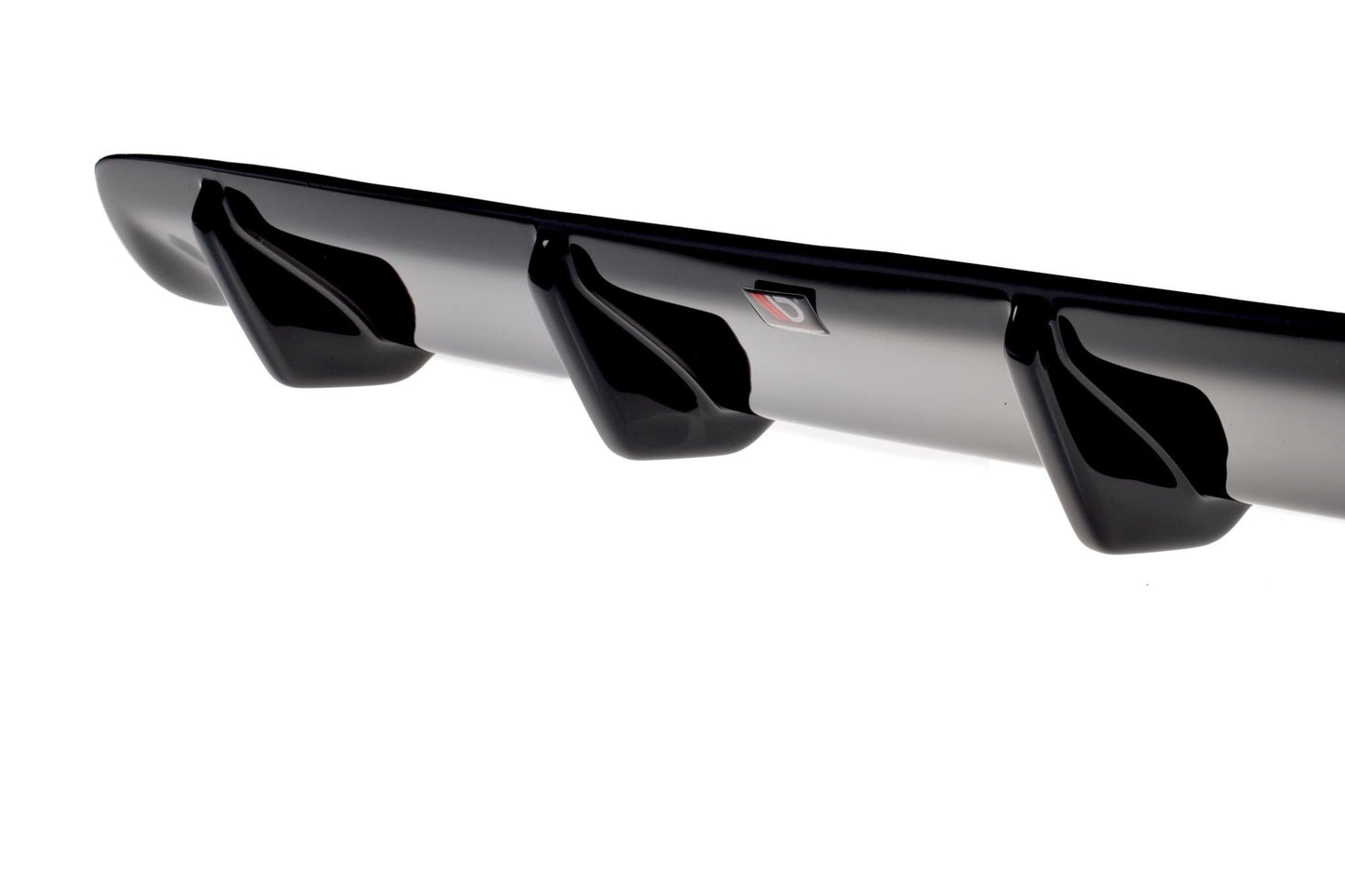 Diffusor Heck Ansatz für MASERATI QUATTROPORTE MK.6 vor Facelift schwarz matt