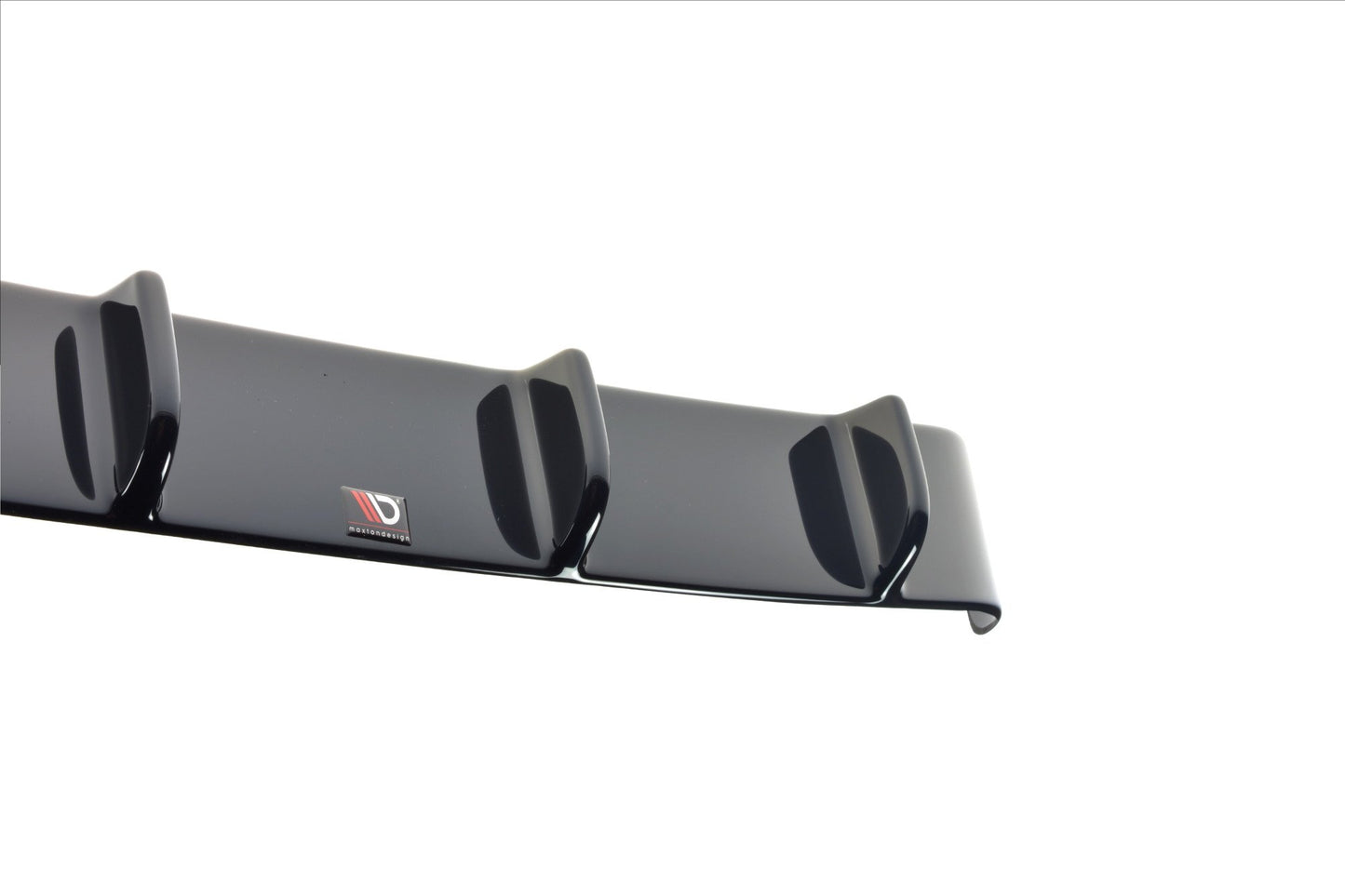 Diffusor Heck Ansatz für Hyundai I30 N Mk3 Hatchback schwarz Hochglanz