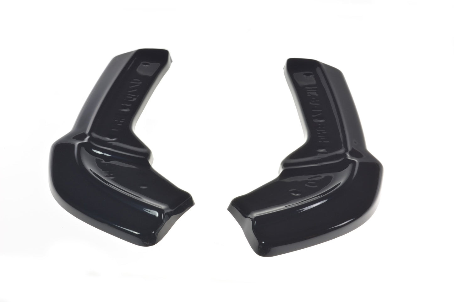 Heck Ansatz Flaps Diffusor für Mercedes A45 AMG W176 schwarz Hochglanz
