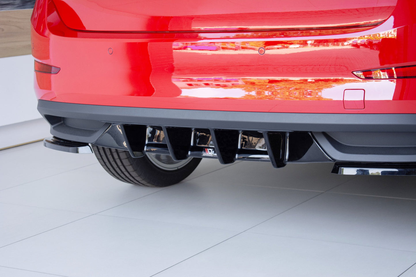 Diffusor Heck Ansatz für Skoda Scala Carbon Look