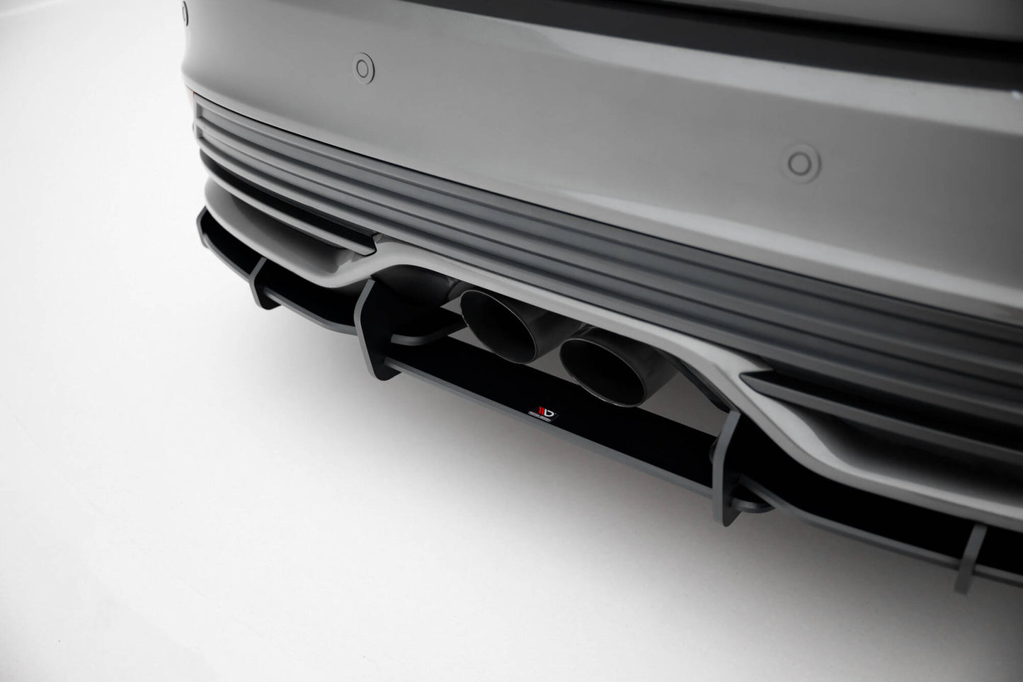 Street Pro Heckschürze + Flaps für Ford Focus ST Mk3 Facelift schwarz Hochglanz