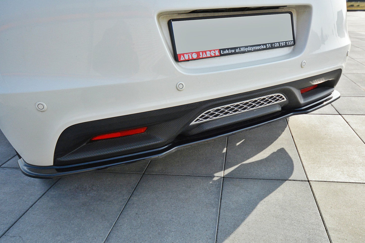 Heckansatz HONDA CR-Z schwarz Hochglanz