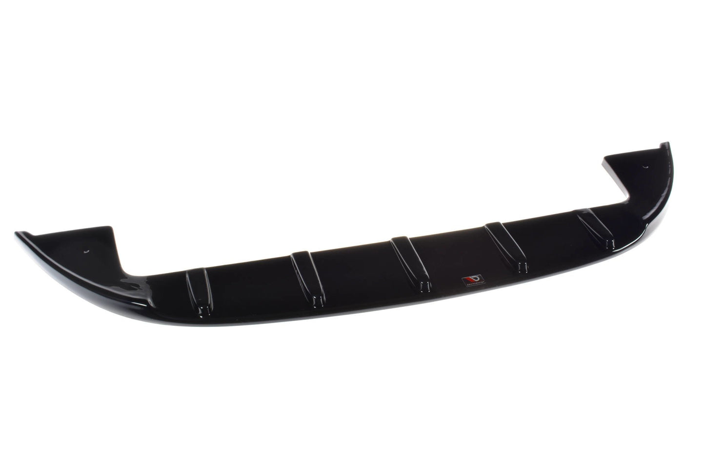 Front Ansatz V.1 für FIAT 500 HATCHBACK vor Facelift schwarz Hochglanz