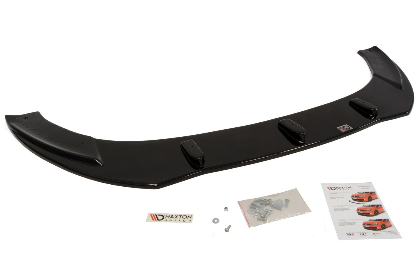 Front Ansatz für FIAT GRANDE PUNTO STANDARD schwarz Hochglanz