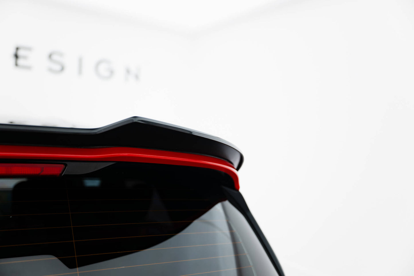 Spoiler CAP V.1 für Ford Fiesta Mk8 ST / ST-Line schwarz Hochglanz