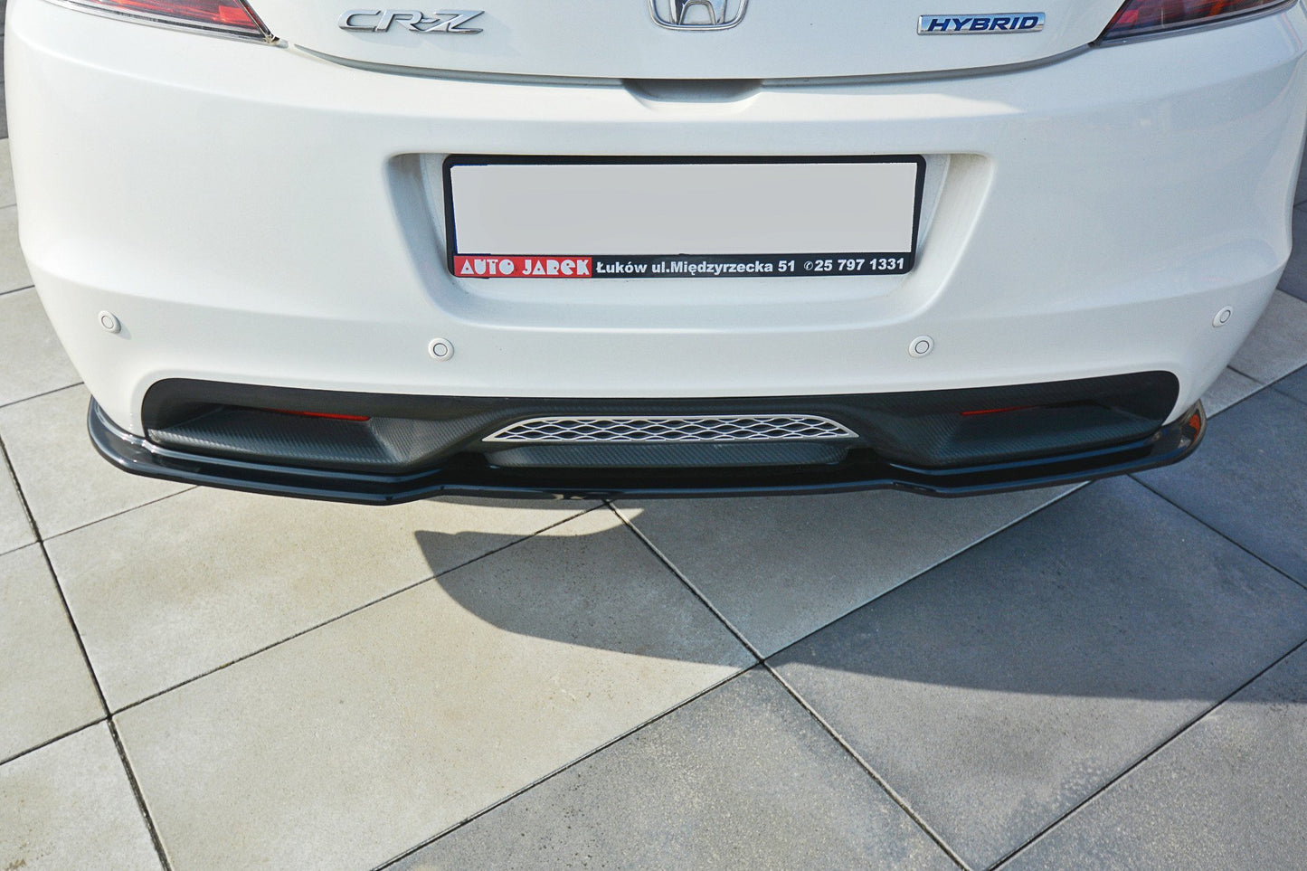 Heckansatz HONDA CR-Z schwarz Hochglanz
