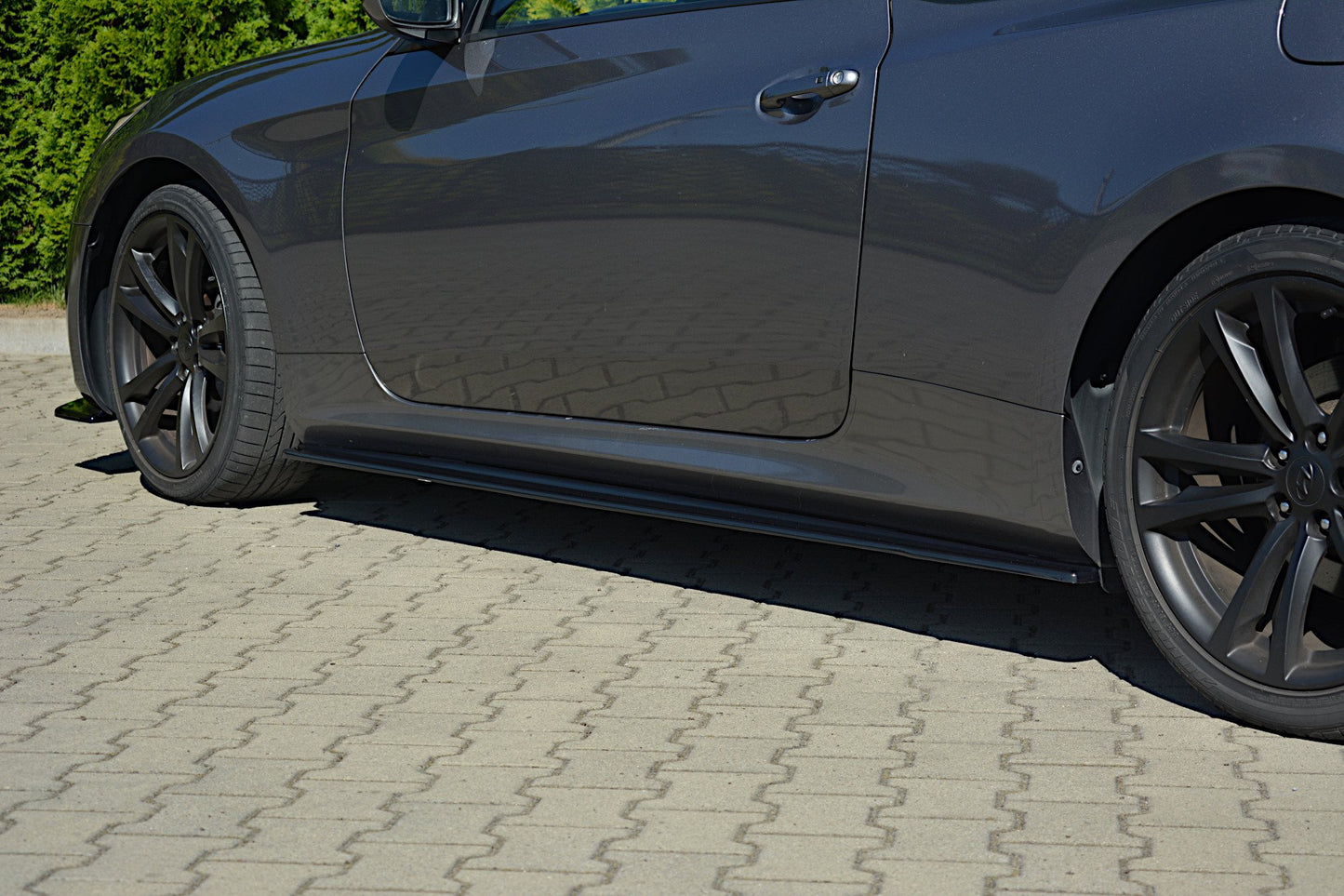 Seitenschweller Ansatz für HYUNDAI GENESIS COUPÉ MK.1 schwarz Hochglanz