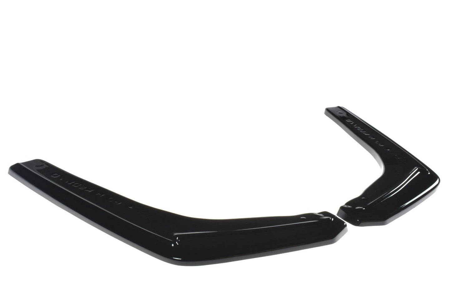 Heck Ansatz Flaps Diffusor für BMW M3 F80 schwarz Hochglanz
