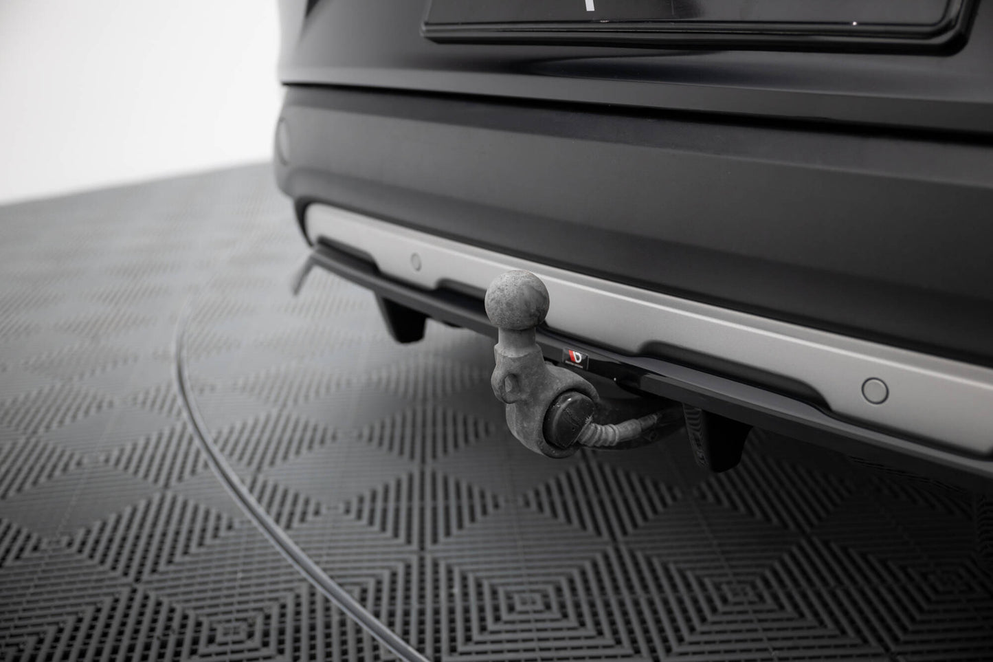 Mittlerer Cup Diffusor DTM Look Heck Ansatz für Renault Espace Mk5 schwarz Hochglanz