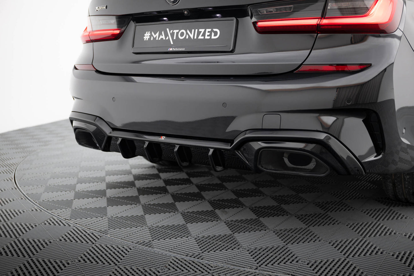 Diffusor Heck Ansatz für BMW M340i G20 / G21
