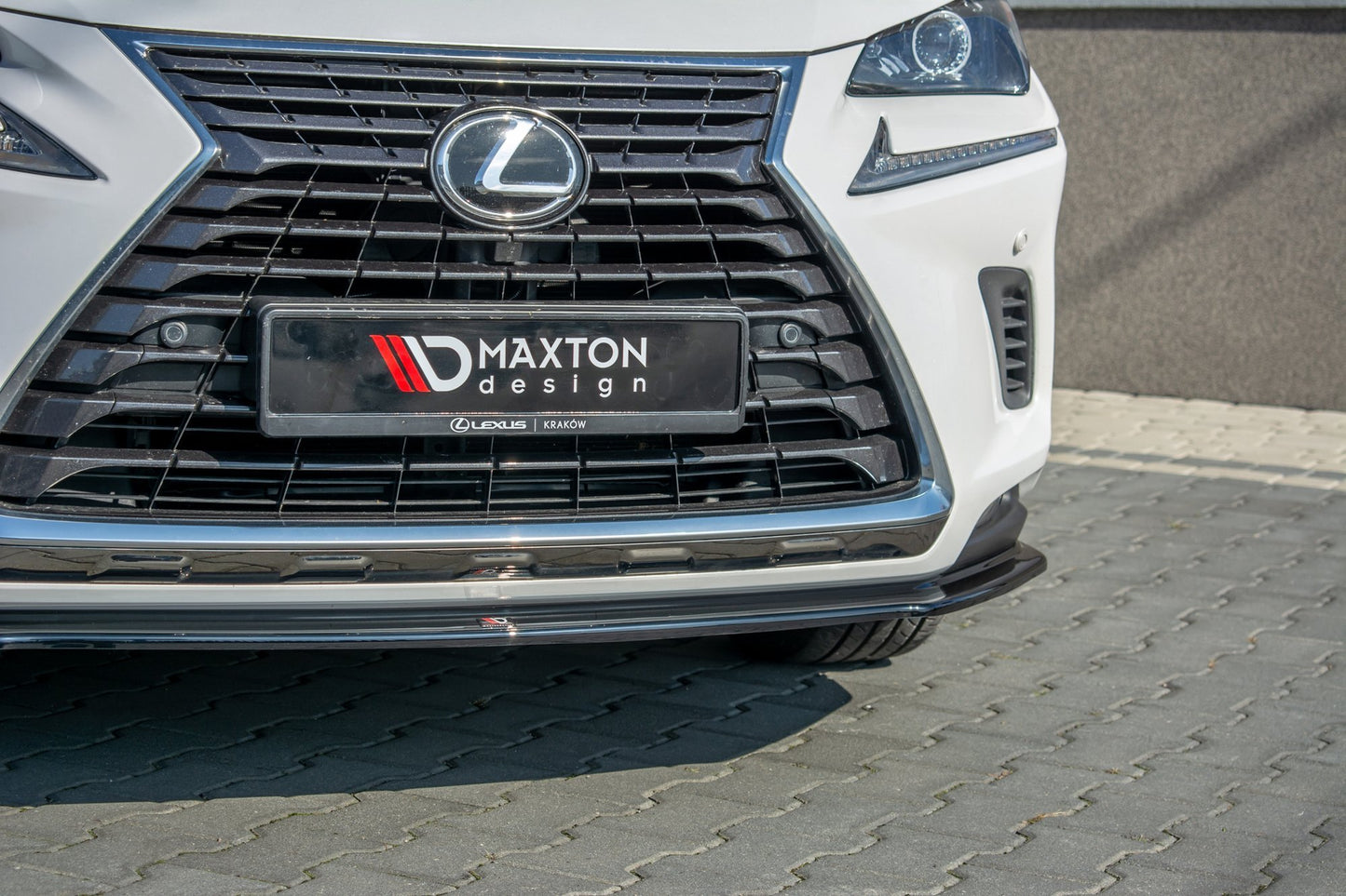 Front Ansatz für Lexus NX Facelift schwarz Hochglanz
