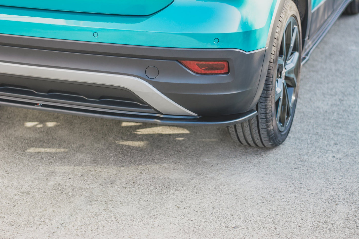 Heckansatz VW T-Cross schwarz Hochglanz