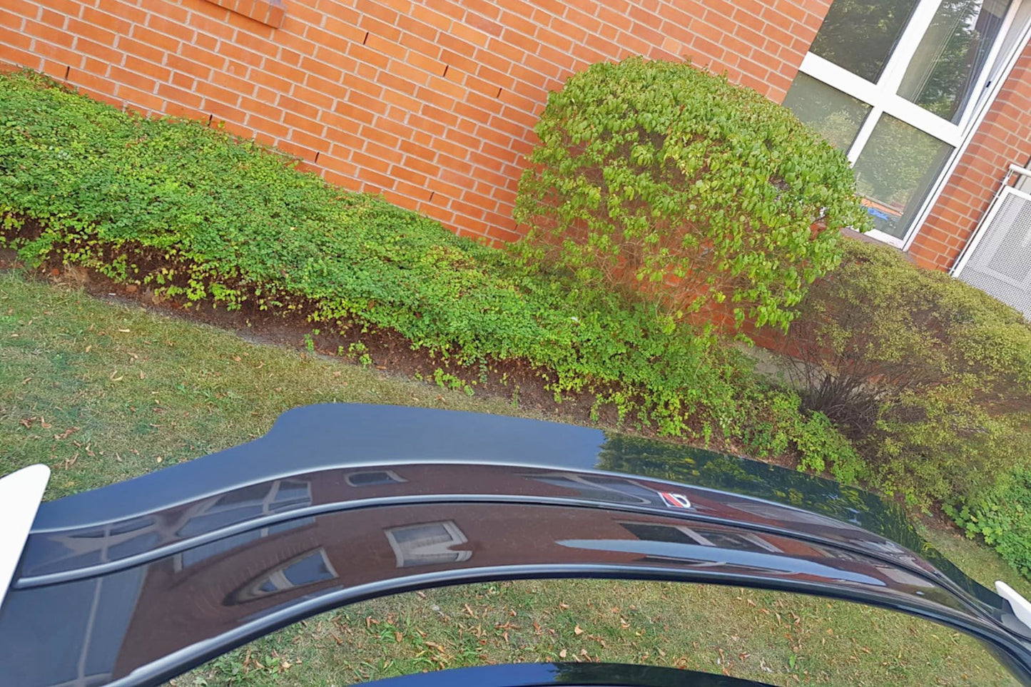 OBERER Spoiler CAP V.2 für Honda Civic Type-R Mk10 / Mk10 Facelift schwarz Hochglanz