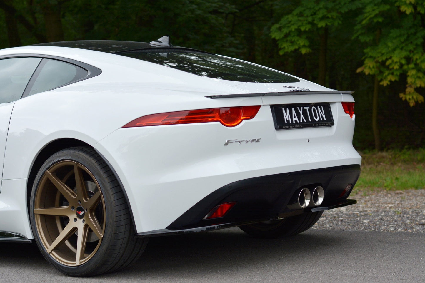 Spoiler CAP für JAGUAR F-TYPE schwarz Hochglanz