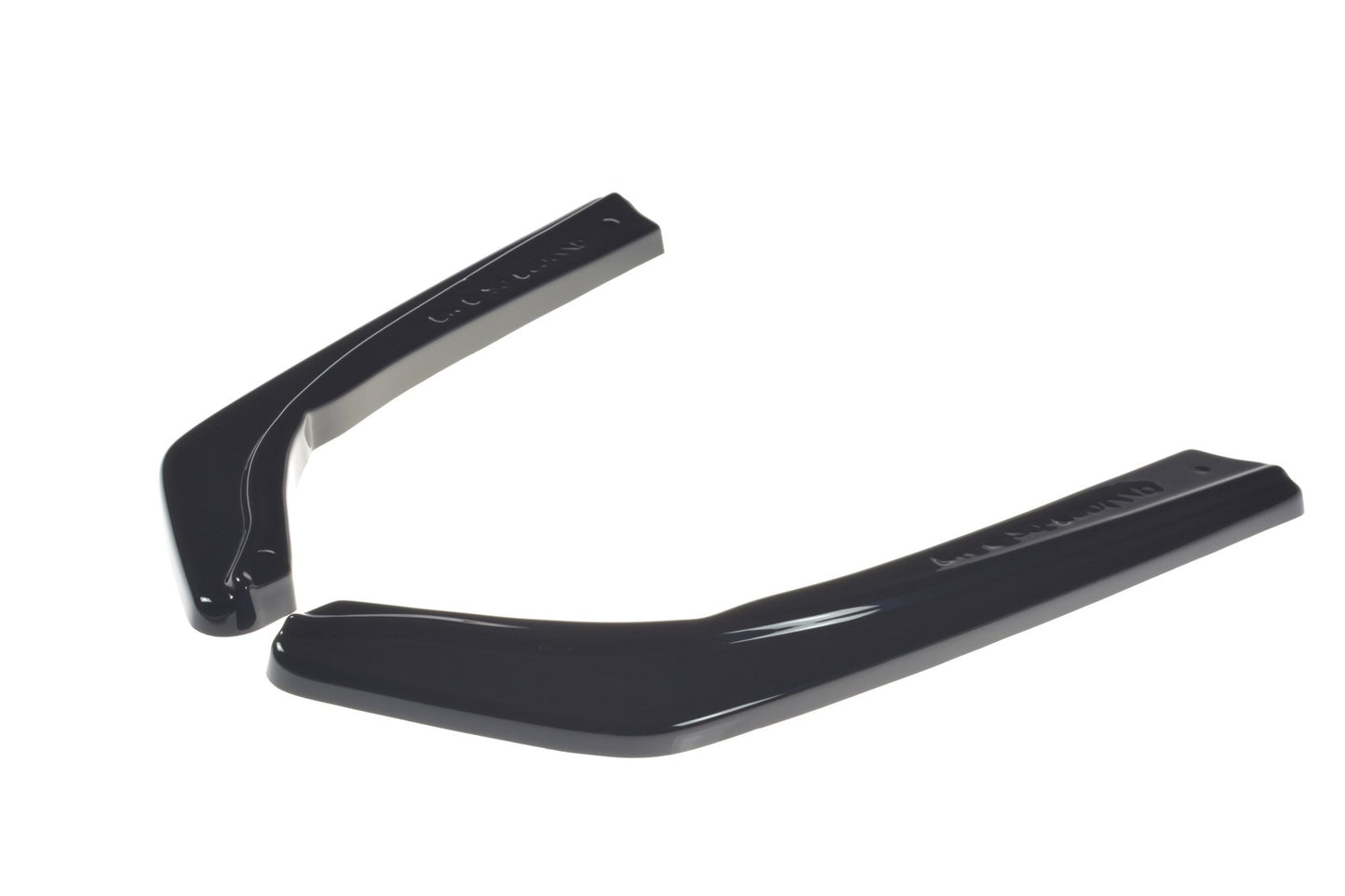 Heck Ansatz Flaps Diffusor für BMW 3er M-Paket G20 schwarz Hochglanz