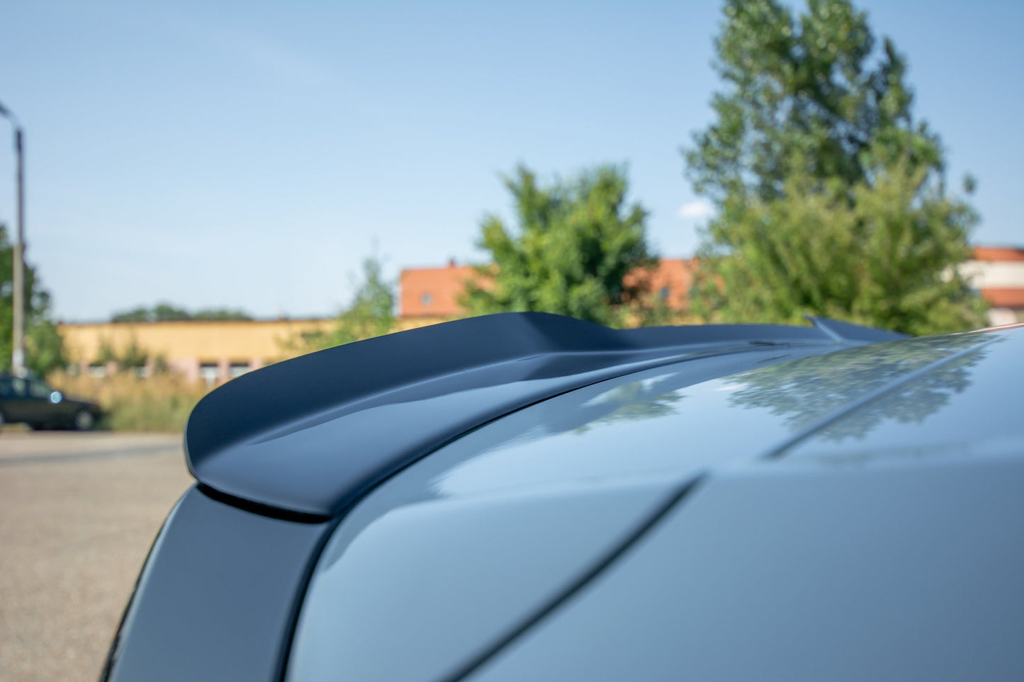 Spoiler CAP für VW Polo GTI / R-line Mk6 schwarz Hochglanz