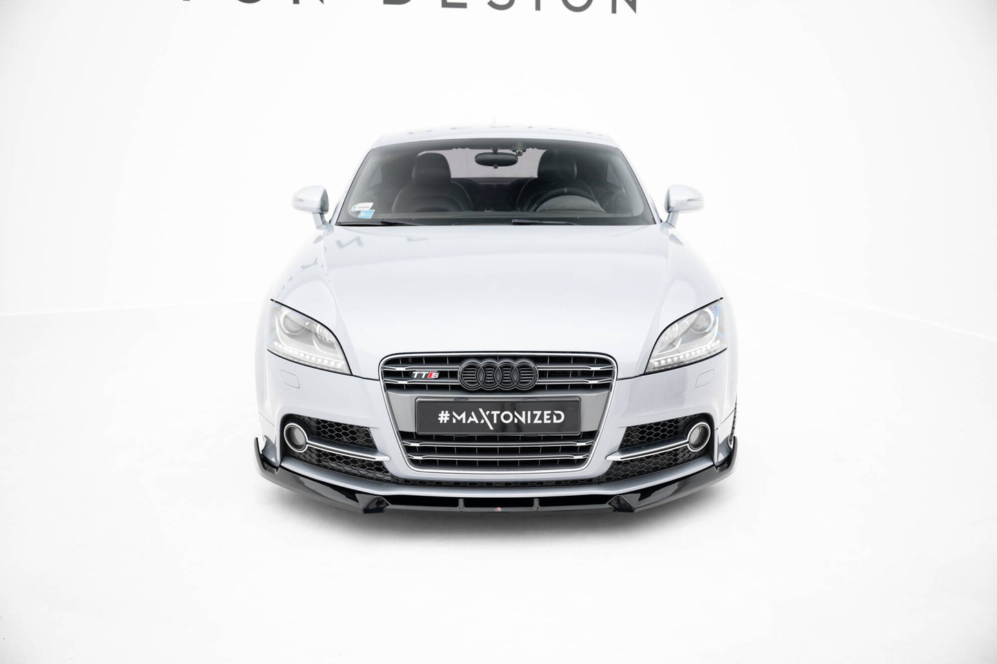 Front Ansatz V.3 für Audi TT S / TT S-Line 8J Facelift schwarz Hochglanz