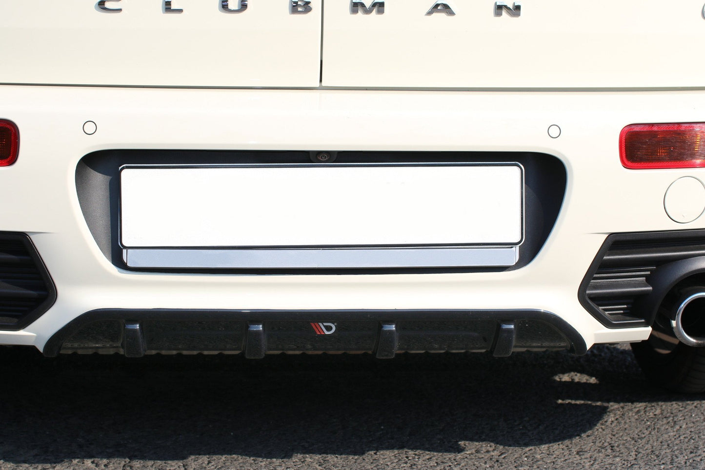 Diffusor Heck Ansatz für MINI CLUBMAN S MK2 (F54) JCW schwarz Hochglanz