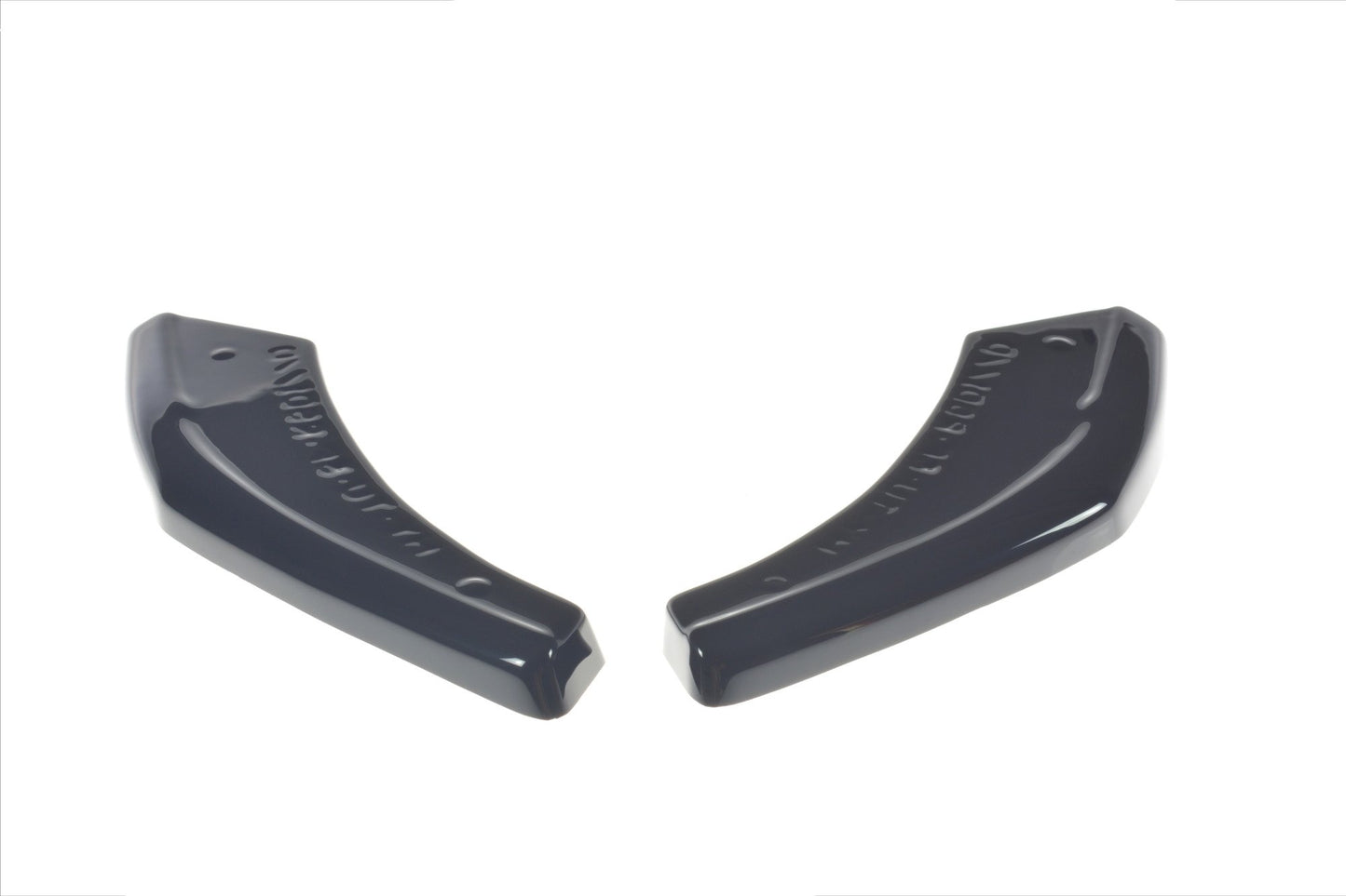 Heck Ansatz Flaps Diffusor für Hyundai Tucson Mk3 Facelift schwarz Hochglanz