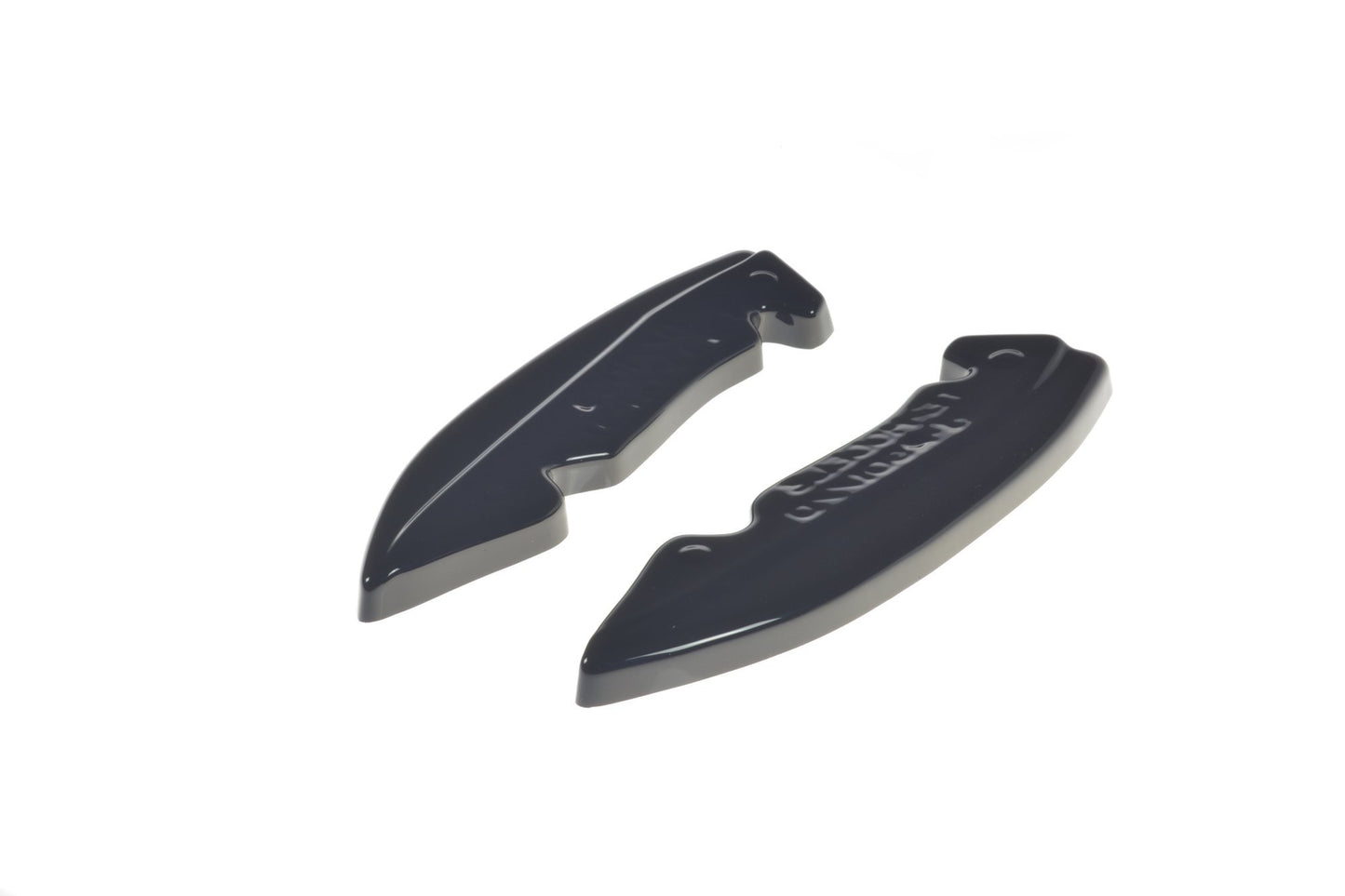 Heck Ansatz Flaps Diffusor für Tesla Model 3 schwarz Hochglanz