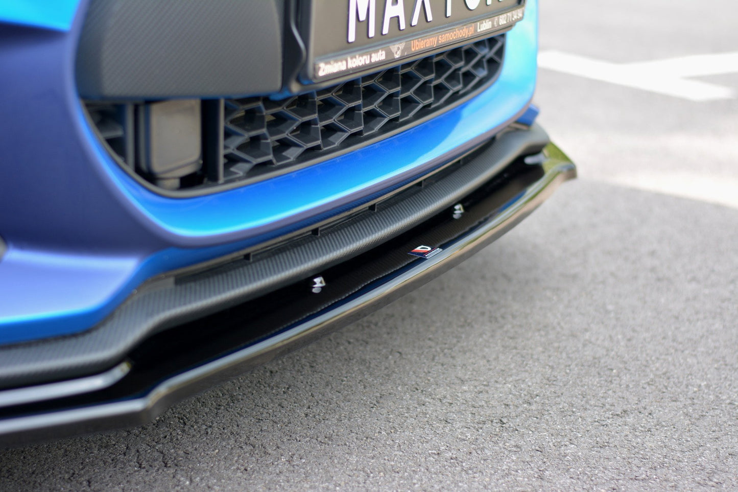 Front Ansatz V.1 für SUZUKI SWIFT 6 SPORT schwarz Hochglanz