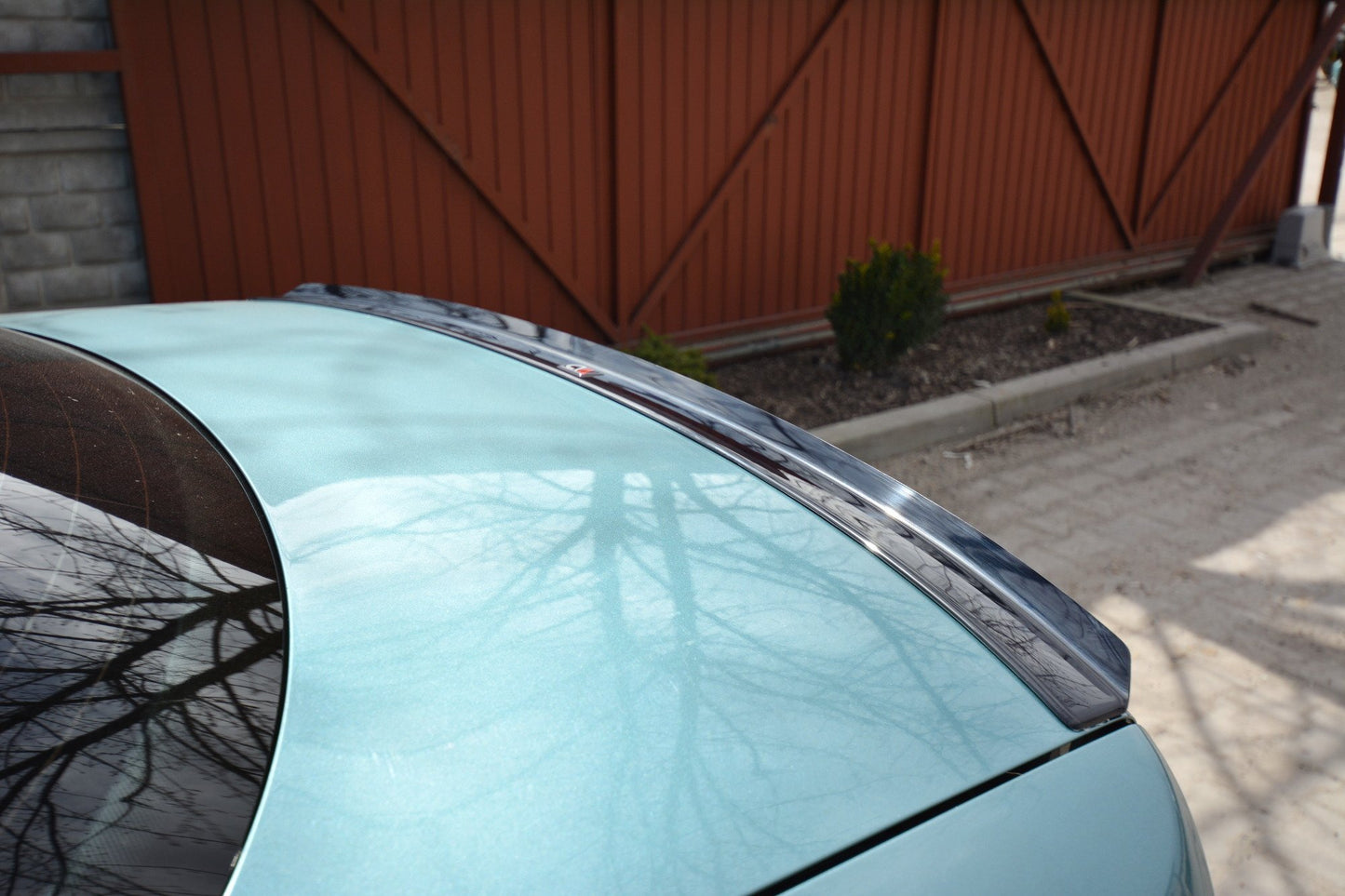 Spoiler CAP für Audi A4 / S4 B5 Limousine schwarz Hochglanz