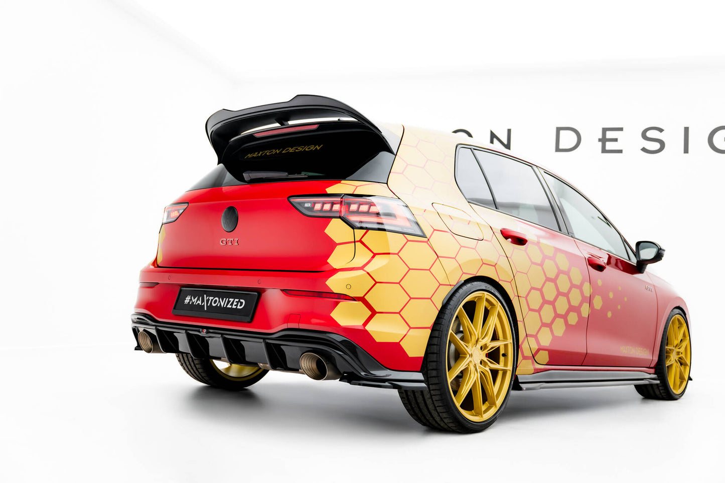 Diffusor Heck Ansatz für VW Golf GTI Clubsport Mk8 Facelift