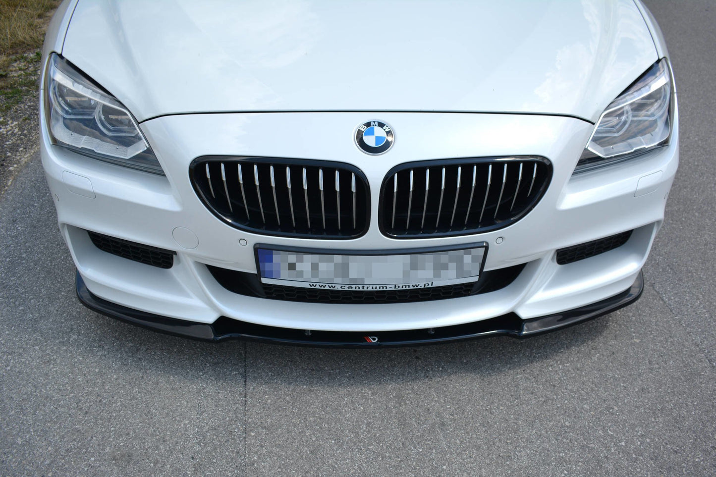 Front Ansatz für BMW 6er Gran Coupé M Paket schwarz Hochglanz
