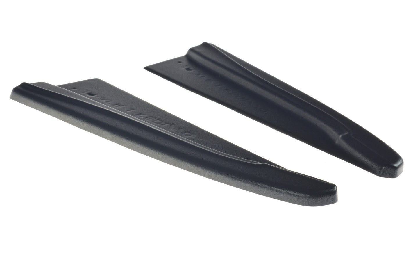 Heck Ansatz Flaps Diffusor für JAGUAR XF- R schwarz matt