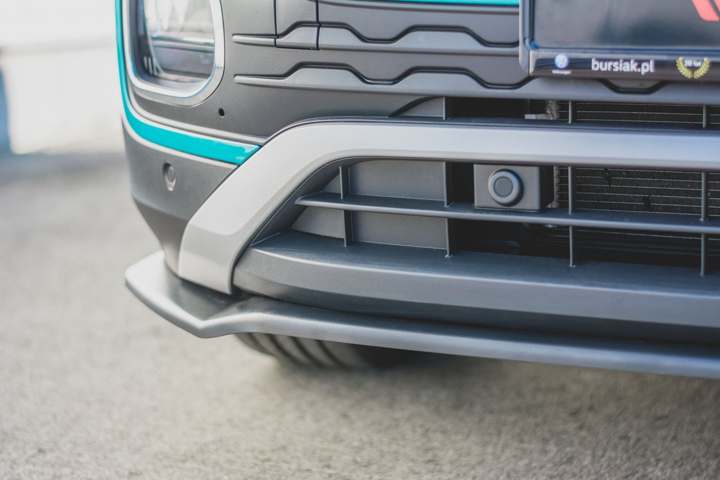 Front Ansatz für VW T-Cross schwarz Hochglanz