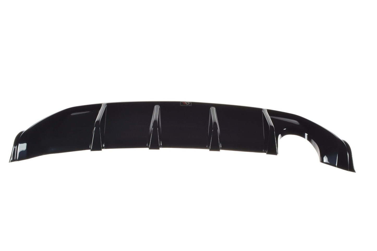 Diffusor Heck Ansatz für Ford Fiesta ST Mk6 schwarz Hochglanz