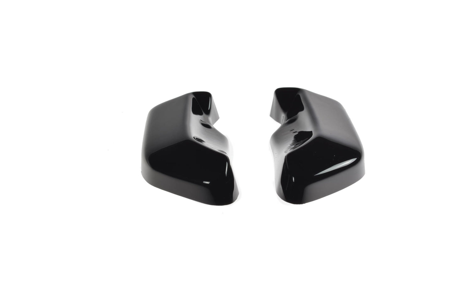 Heck Ansatz Flaps Diffusor für FIAT 500 HATCHBACK vor Facelift schwarz Hochglanz