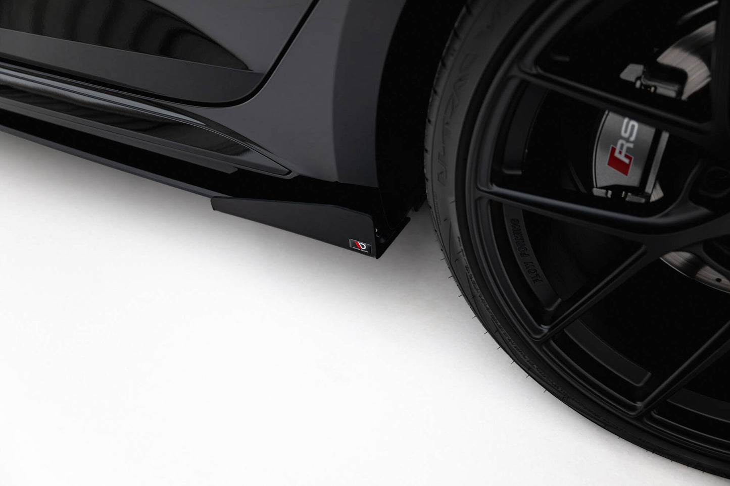 Seitenschweller Flaps für Audi RS5 Sportback F5 schwarz Hochglanz