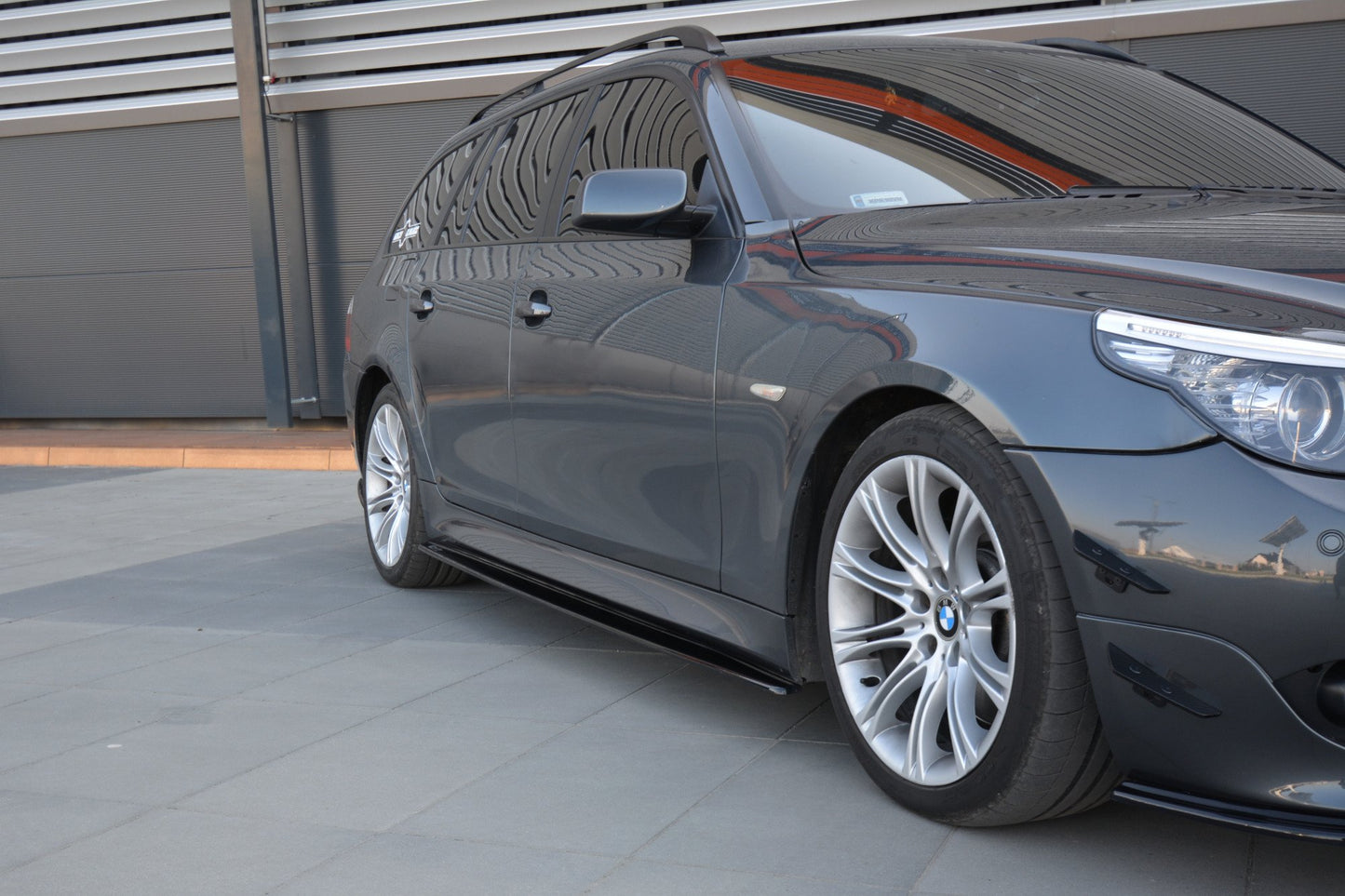Seitenschweller Ansatz für BMW 5er E60/61 M Paket schwarz Hochglanz