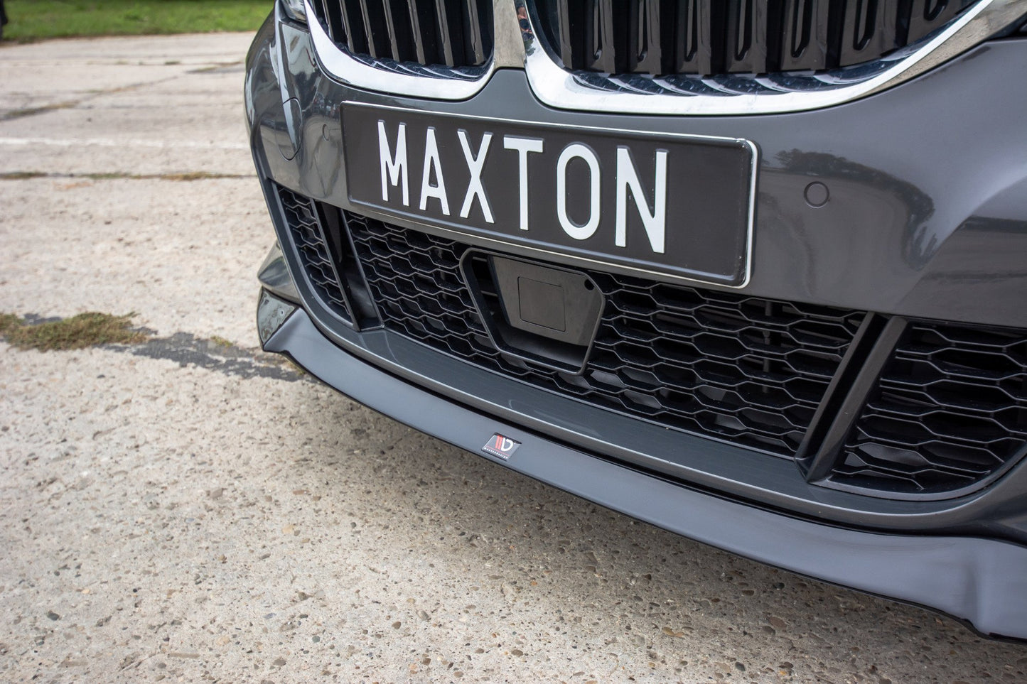 Front Ansatz V.1 für BMW 3er M-Paket G20 schwarz Hochglanz