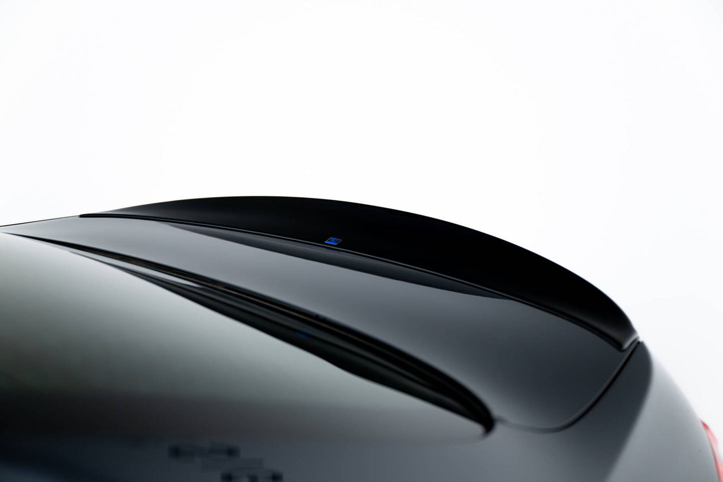 Spoiler CSL Look BMW 5er Limousine F10 / F10 Facelift schwarz Hochglanz