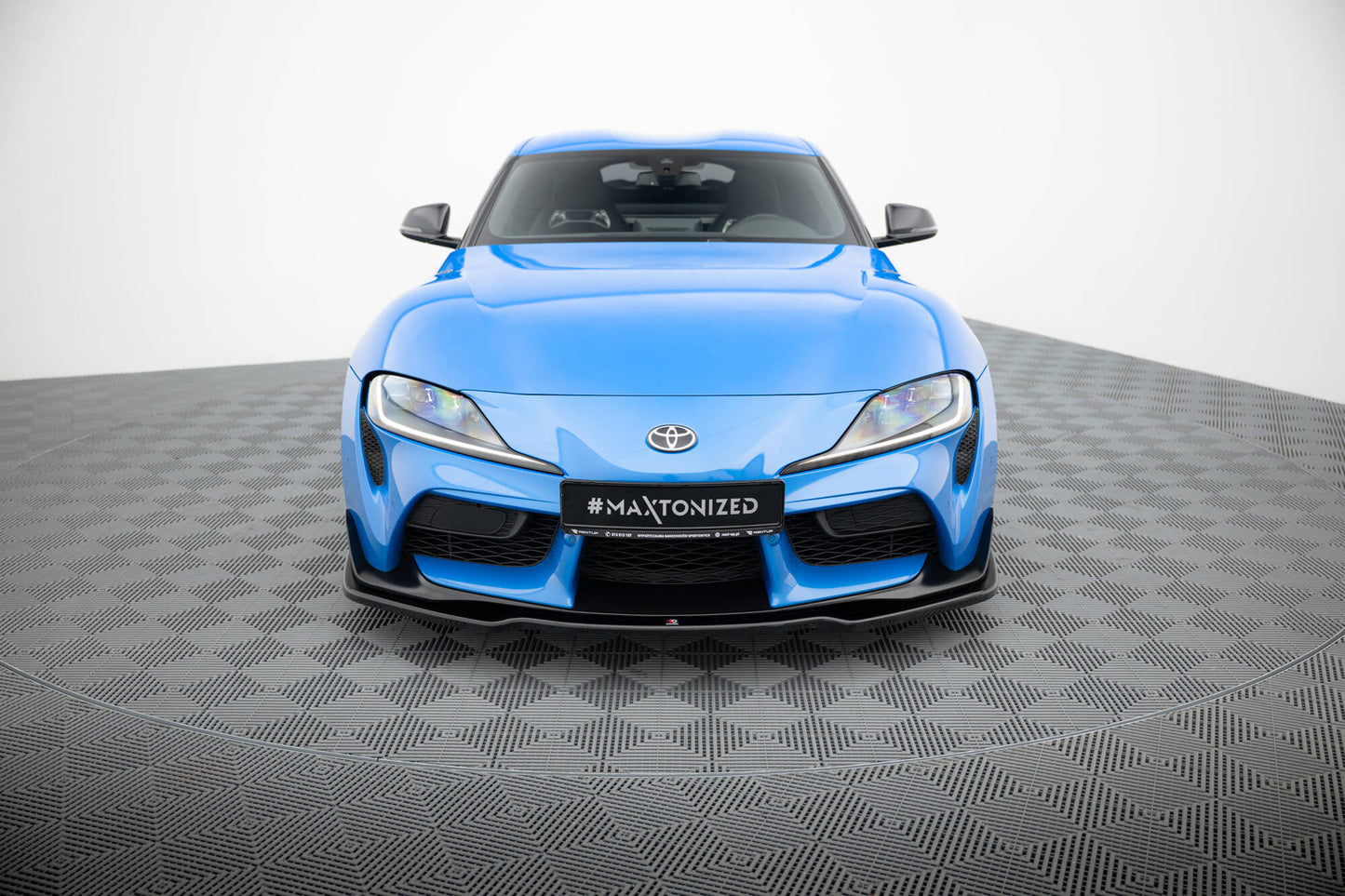Front Ansatz V.2 für Toyota Supra Mk5 schwarz Hochglanz
