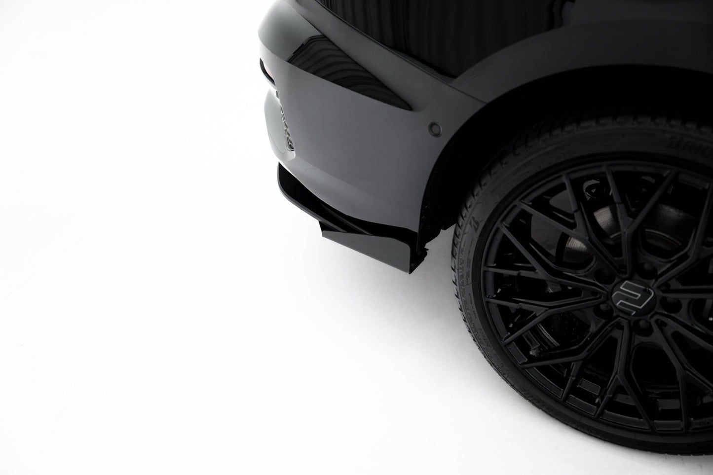 Street Pro Heckschürze + Flaps für Audi A3 Limousine 8Y schwarz Hochglanz