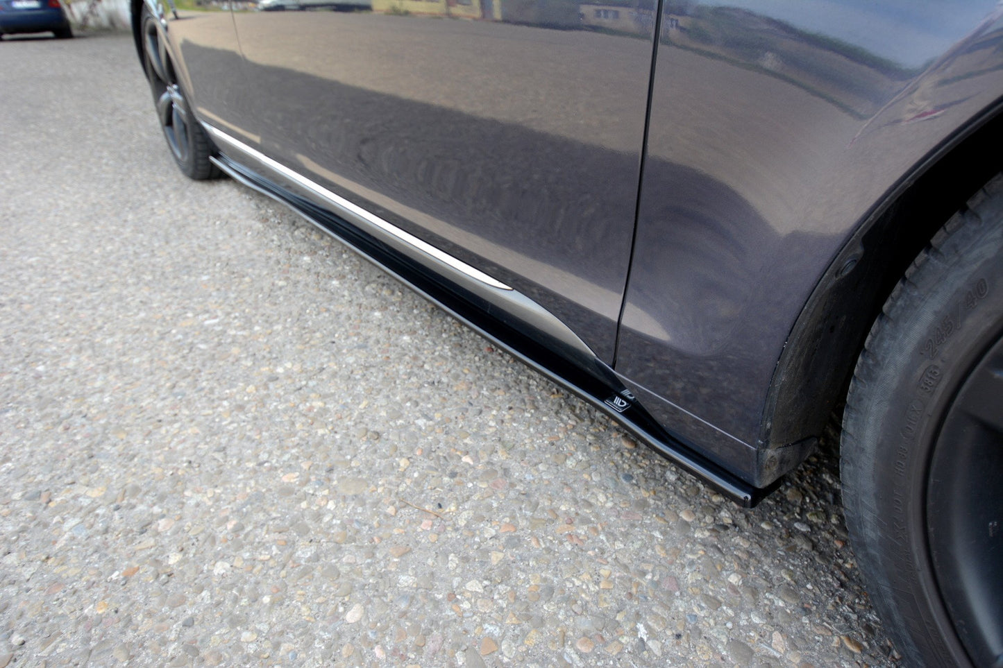 Seitenschweller Ansatz für LEXUS GS MK.3 schwarz Hochglanz