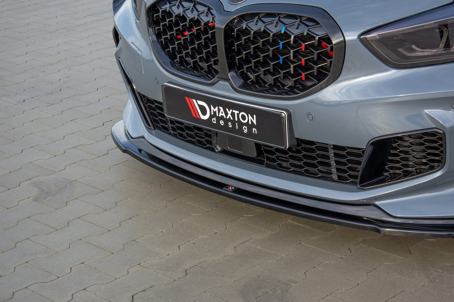 Front Ansatz für BMW 1er F40 M-Paket/ M135i schwarz matt