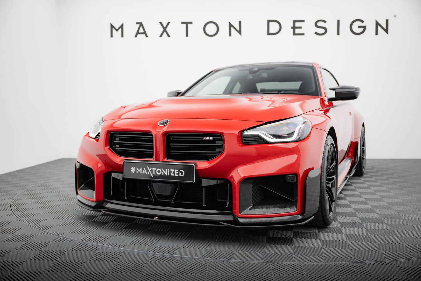 Front Ansatz für BMW M2 M-Performance G87 schwarz Hochglanz