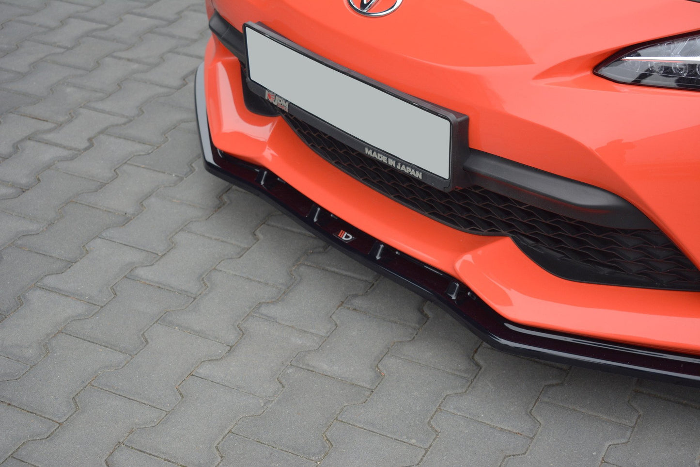 Front Ansatz V.3 für Toyota GT86 Facelift schwarz Hochglanz