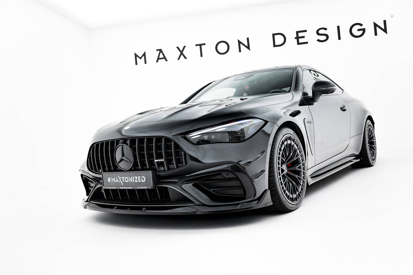 Front Ansatz V.2 für Mercedes-AMG CLE 53 C236 schwarz Hochglanz